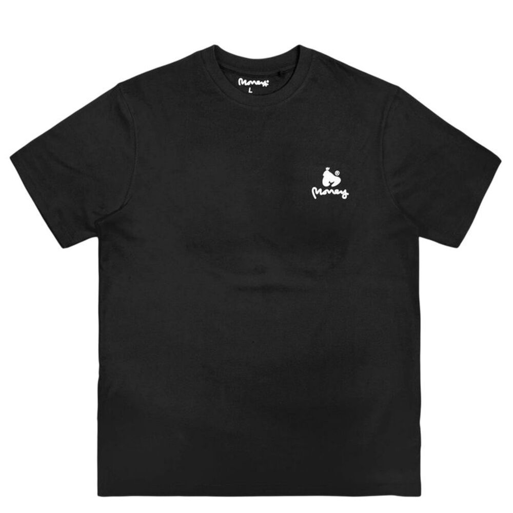 Money Mens Ape Graphic Print Cotton Regular T-Shirt / Black
